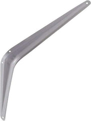 National Mfg. - 100 Lb Capacity, Gray Shelf Brackets - 10" Long x 12" High x 1 3/4" Wide - Makers Industrial Supply