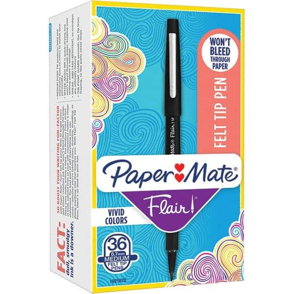 Paper Mate - Pens & Pencils Type: Porous Point Pen Color: Black - Makers Industrial Supply