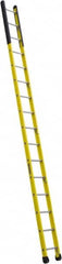 Louisville - 16' High, Type IAA Rating, Fiberglass Ladder - Makers Industrial Supply