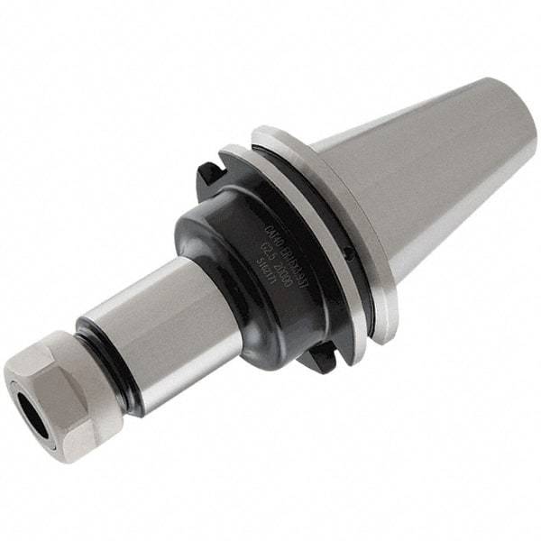 Iscar - 2-3/4" Projection, CAT50 Taper Shank, ER16 Collet Chuck - Exact Industrial Supply