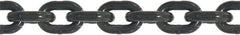 Value Collection - 5/16" Welded Alloy Chain - 4,500 Lb Capacity, Grade 80, 550' Long, Black Finish - Makers Industrial Supply