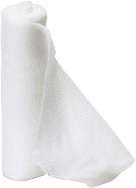 Medique - 4" Wide, General Purpose Non-Sterile Gauze Bandage - White, Cotton Bandage - Makers Industrial Supply