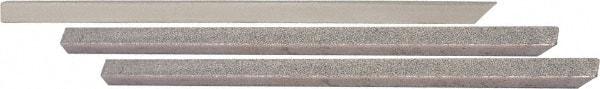 Value Collection - Coarse, Medium & Fine, Single End Diamond Hone - 250 Grit, 1/4" Wide x 1/4" High x 6" OAL - Makers Industrial Supply