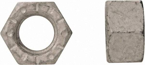 Bowmalloy - 3/8-24 Steel Right Hand Hex Nut - 9/16" Across Flats, 0.33" High, Bowma-Guard Finish - Makers Industrial Supply