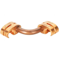 Panduit - 6 to 1/0 AWG Compatible Grounding Clamp - Copper Alloy, 0.9409" OAL, IEEE STD 837-2002, UL 467 Listed, CSA 22.2 Certified - Makers Industrial Supply