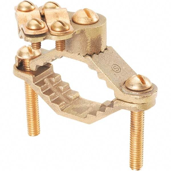 Panduit - Grounding Clamp - Bronze, 1.65" OAL - Makers Industrial Supply