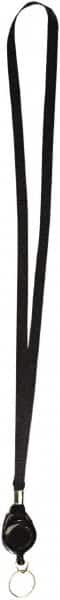 ADVANTUS - Lanyards Material: Polyester Color: Black - Makers Industrial Supply