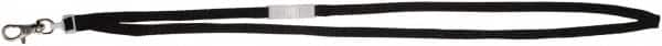 ADVANTUS - Lanyards Material: Nylon Color: Black - Makers Industrial Supply