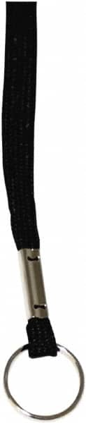 ADVANTUS - Lanyards Material: Cotton/Nylon Color: Black - Makers Industrial Supply