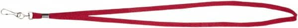 ADVANTUS - Lanyards Material: Cotton/Nylon Color: Red - Makers Industrial Supply