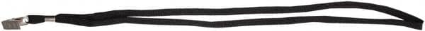 ADVANTUS - Lanyards Material: Nylon Color: Black - Makers Industrial Supply