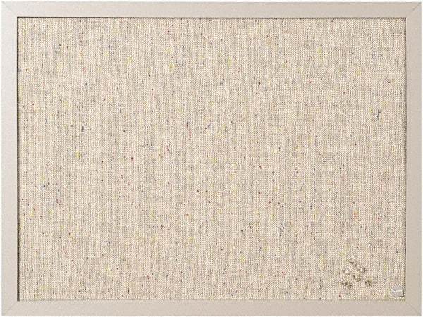 MasterVision - 17.72" Wide x 23.62" High Cork Bulletin Board - Fabric, Gray - Makers Industrial Supply