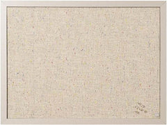 MasterVision - 17.72" Wide x 23.62" High Cork Bulletin Board - Fabric, Gray - Makers Industrial Supply