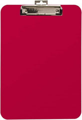 Baum/Gartens - 13-1/4 Inch Long x 9-1/4 Inch Wide, Clip Board - Red - Makers Industrial Supply