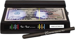 Dri-Mark - Black Counterfeit Detector Marker - Felt Tip, Chemically Sensitive Ink - Makers Industrial Supply