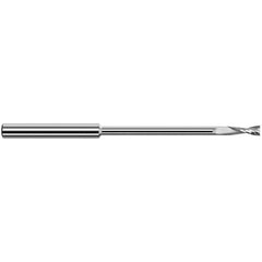 Harvey Tool - Square End Mills; Mill Diameter (Inch): 1/8 ; Mill Diameter (Decimal Inch): 0.1250 ; Length of Cut (Inch): 3/8 ; Length of Cut (Decimal Inch): 0.3750 ; Material: Solid Carbide ; Finish/Coating: Uncoated - Exact Industrial Supply