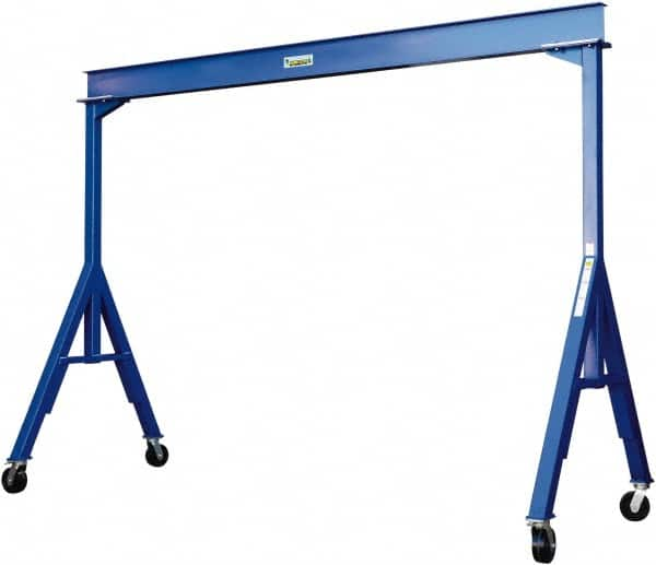 Vestil - 6,000 Lb Load Capacity, Steel Gantry Crane - 9-31/32' Span - Makers Industrial Supply