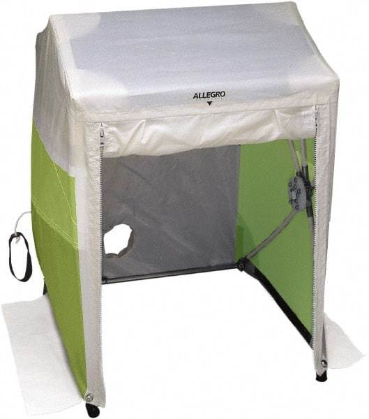 Allegro - Manhole Equipment & Accessories Type: Deluxe Work Tent, 8 d x 8 w x 7-1/2 h, 1 Door - Makers Industrial Supply