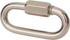 Value Collection - 316 Grade Stainless Steel Quick Link - 5/16" Diameter, 12,125 Lb Load Limit - Makers Industrial Supply