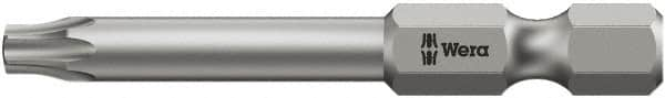 Wera - 1/4" Drive T25 Torx Plus Screwdriver Bit - 2" OAL, Tamper Resistant Bit - Makers Industrial Supply