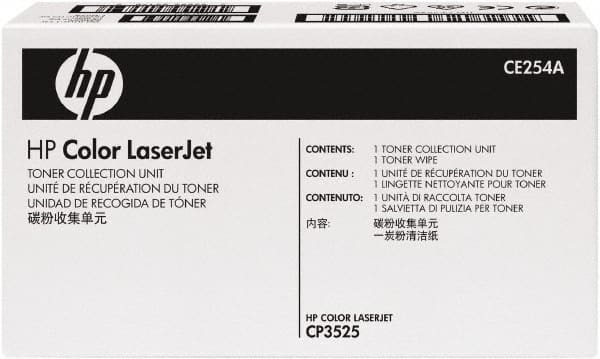 Hewlett-Packard - Black Toner Cartridge - Use with HP Color LaserJet CM3530 MFP, CP3525 - Makers Industrial Supply