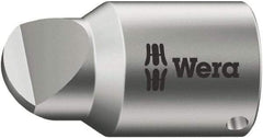 Wera - 1/4" Drive, #4 Point, Standard Slotted Screwdriver Socket - #4 Point - Makers Industrial Supply