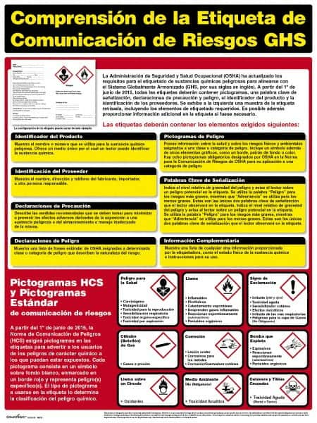 ComplyRight - Regulatory Compliance General Safety & Accident Prevention Training Kit - Spanish, 18" Wide x 24" High - Makers Industrial Supply