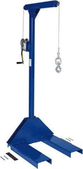 Vestil - 500 Lb Capacity, 77-1/4" Lift Pallet Truck Hoist - 1-7/8" Min Lift Height, 30" Fork Length x 7-5/8" Fork Width, 30" Overall Width - Makers Industrial Supply