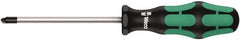 Wera - 3-1/8" Blade Length Tri-Point Screwdriver - Makers Industrial Supply