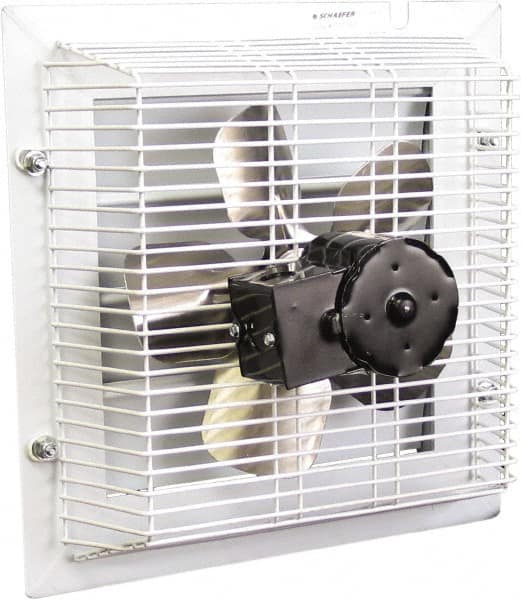 Schaefer Ventilation Equipment - Shutters Fan Size: 12 (Inch) Opening Height: 12-5/8 (Inch) - Makers Industrial Supply