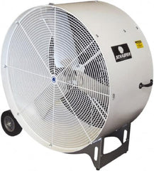 Schaefer Ventilation Equipment - 36" Blade, 1/2 hp, 11,000 CFM, Industrial Circulation Fan - Portable with Wheels, 1 Speed - Makers Industrial Supply