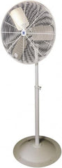 Schaefer Ventilation Equipment - 30" Blade, 1/2 hp, 8,500 & 9,600 CFM, Oscillating Industrial Circulation Fan - Pedestal, 2 Speed - Makers Industrial Supply