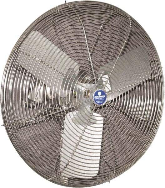 Schaefer Ventilation Equipment - 30" Blade, 1/2 hp, 10,440 CFM, Industrial Circulation Fan - Fan Head Only, 1 Speed - Makers Industrial Supply