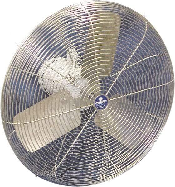 Schaefer Ventilation Equipment - 30" Blade, 1/2 hp, 10,030 CFM, Industrial Circulation Fan - Fan Head Only, 1 Speed - Makers Industrial Supply