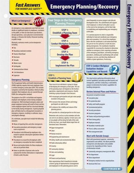 ComplyRight - Regulatory Compliance Hazmat, Spill Control & Right to Know Training Kit - English, 11" Wide x 17" High - Makers Industrial Supply