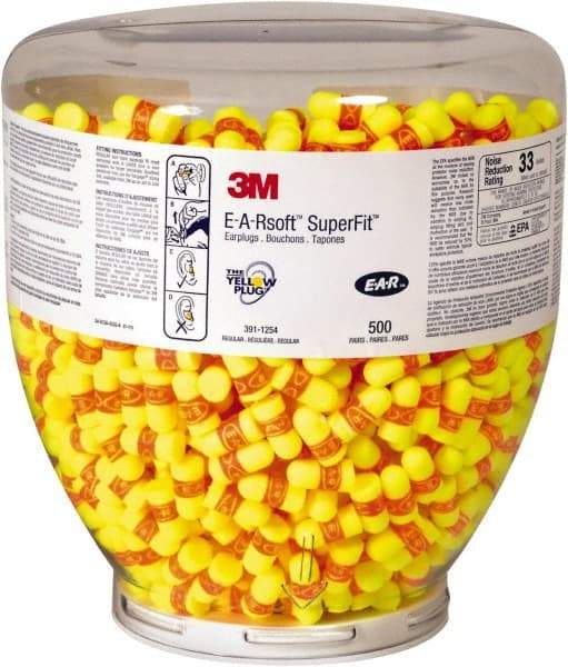 3M - One Touch Earplug Refill with 30 dB Earplugs - 2,000 Pairs, Tabletop - Makers Industrial Supply