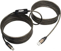 Tripp-Lite - 25' Long, USB A/B Computer Cable - Beige, Male x Male - Makers Industrial Supply