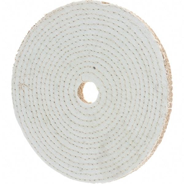 Value Collection - 10" Diam x 1/4" Thick Unmounted Buffing Wheel - 40 Ply, Polishing, 1-1/4" Arbor Hole, Hard Density - Makers Industrial Supply