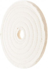 Value Collection - 7" Diam x 1/2" Thick Unmounted Buffing Wheel - 50 Ply, Polishing, 1" Arbor Hole, Hard Density - Makers Industrial Supply