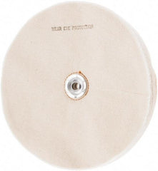 Value Collection - 10" Diam x 1/2" Thick Unmounted Buffing Wheel - 50 Ply, Polishing, 1" Arbor Hole, Soft Density - Makers Industrial Supply