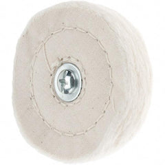 Value Collection - 3" Diam x 1/2" Thick, Soft Mounted Polishing Wheel - 50 Ply - Makers Industrial Supply