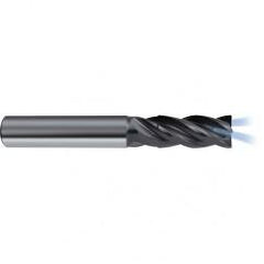 10mm Dia. - 72mm OAL - 4 FL Variable Helix Nano-A Carbide End Mill - Makers Industrial Supply