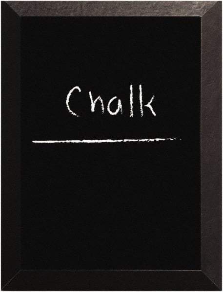 MasterVision - 24" High x 36/0" Wide Chalk Board - Laminate, Includes Mounting Kit - Makers Industrial Supply