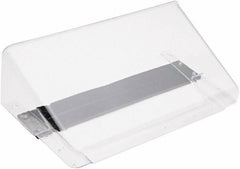 Deflect-o - 13" Wide x 7" High x 4" Deep Plastic Wall File - 1 Compartment, Clear - Makers Industrial Supply