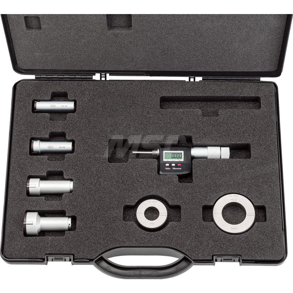 Mahr - Mechanical Inside Micrometer Sets; Minimum Measurement (Inch): 2 ; Minimum Measurement (mm): 50 ; Minimum Measurement (Decimal Inch): 2 ; Maximum Measurement (Inch): 4 ; Maximum Measurement (Decimal Inch): 4 ; Maximum Measurement (mm): 100 - Exact Industrial Supply