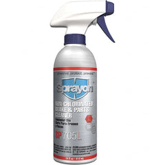 Sprayon - Acetone Brake Parts Cleaner - 14 oz Aerosol Can with Trigger - Makers Industrial Supply