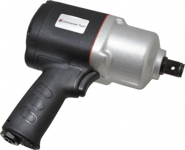 Universal Tool - 3/4" Drive, 6,000 RPM, 1,200 Ft/Lb Torque Impact Wrench/Ratchet - Pistol Grip Handle, 1,000 IPM, 10 CFM, 90 psi, 3/8" NPT Inlet - Makers Industrial Supply