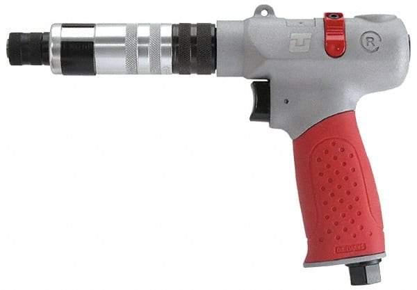 Universal Tool - 1/4" Bit Holder, 1,700 RPM, Pistol Grip Handle Air Screwdriver - 5 to 30 In/Lb Torque, 4 CFM - Makers Industrial Supply