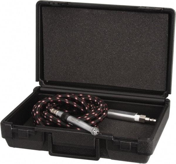 Universal Tool - 13,500 BPM, 90 psi, 3/16 NPT Inlet, Air Engraving Pen Kit - 48" Long Hose, 6.2 bar Air Pressure, Includes Air Hose and Filter Connection; Flat; Round and Chisel Blanks; Stylus Kit - Makers Industrial Supply