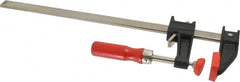 Bessey - 12" Capacity, 2-1/2" Throat Depth Cast Iron Bar Clamp - 600 Lb Clamping Pressure, 16" OAL - Makers Industrial Supply